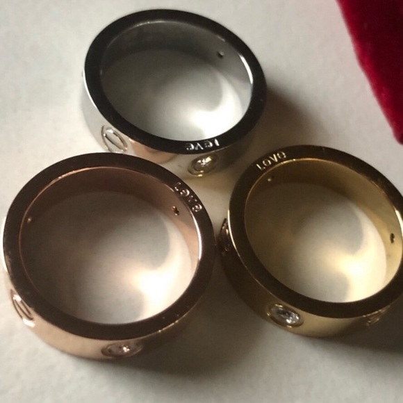 Love Ring with or without Gems - Picture 2 of 4